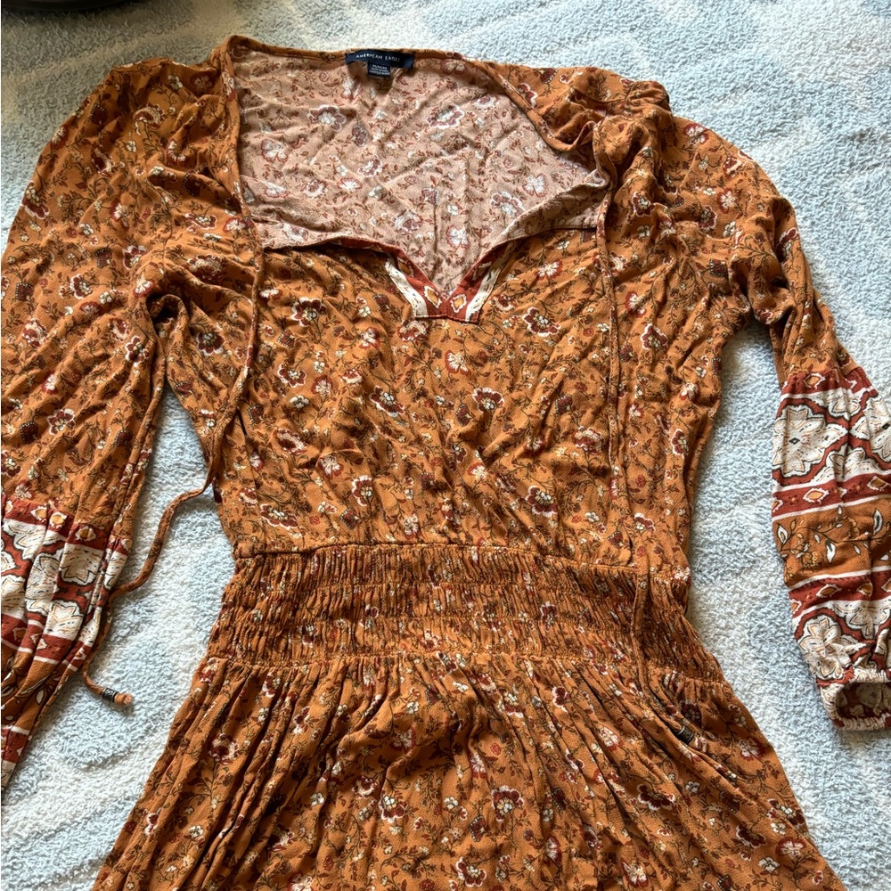American Eagle Mini Long-Sleeve Dress